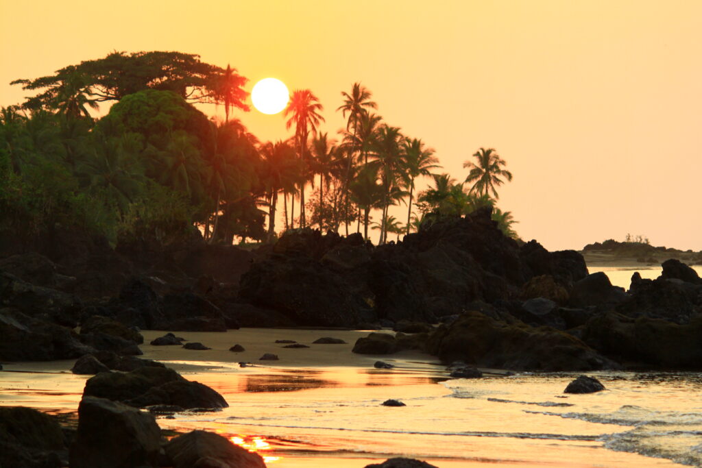 Atardecer en Guachalito, Nuquí